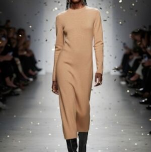 Perkins Neck Knitted Dress MANGO